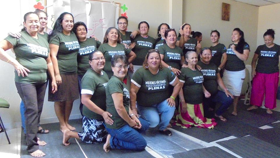 capacitacion con casa de la mujere en vcio 2014